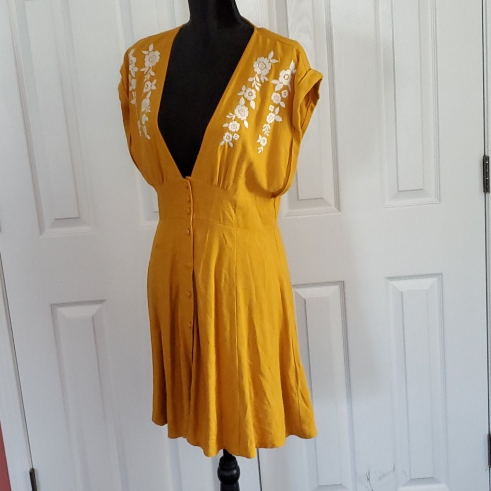 Yellow Forever21 Dress